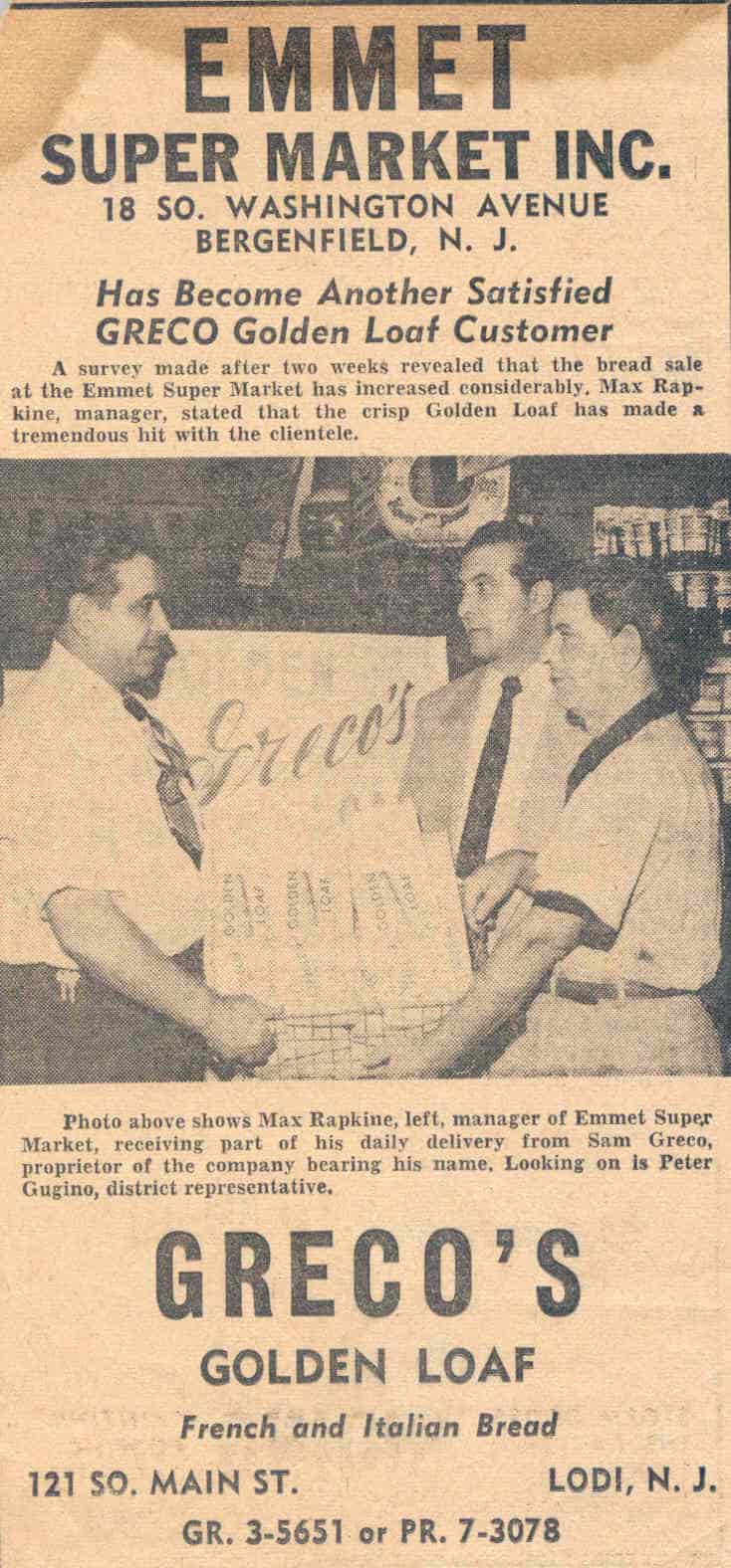lodi news article 1950
